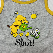 Load image into Gallery viewer, Unisex Fun With Spot, stretchy singlet top, EUC, size 0,  