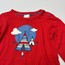 Load image into Gallery viewer, Boys Target, red cotton long sleeve tee / top, EUC, size 0,  
