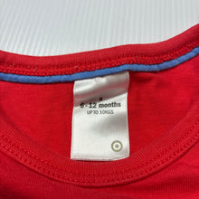 Load image into Gallery viewer, Boys Target, red cotton long sleeve tee / top, EUC, size 0,  