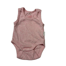 Load image into Gallery viewer, Girls purebaby, pink organic cotton singletsuit romper, EUC, size 00000,  