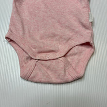 Load image into Gallery viewer, Girls purebaby, pink organic cotton singletsuit romper, EUC, size 00000,  