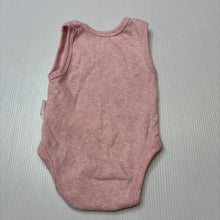 Load image into Gallery viewer, Girls purebaby, pink organic cotton singletsuit romper, EUC, size 00000,  