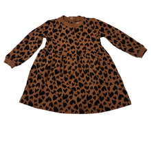 Load image into Gallery viewer, Girls Carters, fleece lined sweater dress, EUC, size 1-2, L: 41cm