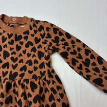 Load image into Gallery viewer, Girls Carters, fleece lined sweater dress, EUC, size 1-2, L: 41cm