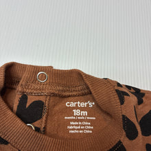 Load image into Gallery viewer, Girls Carters, fleece lined sweater dress, EUC, size 1-2, L: 41cm