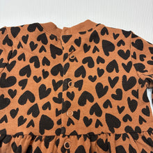 Load image into Gallery viewer, Girls Carters, fleece lined sweater dress, EUC, size 1-2, L: 41cm