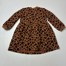 Load image into Gallery viewer, Girls Carters, fleece lined sweater dress, EUC, size 1-2, L: 41cm