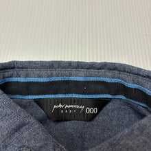Load image into Gallery viewer, Boys Peter Morrissey, blue marle polo top, EUC, size 000,  