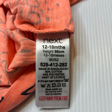 Load image into Gallery viewer, Boys Next, lightweight t-shirt / top, diggers, EUC, size 1,  