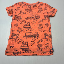 Load image into Gallery viewer, Boys Next, lightweight t-shirt / top, diggers, EUC, size 1,  