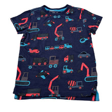 Load image into Gallery viewer, Boys Next, navy tee / top, diggers, EUC, size 1,  