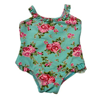 Load image into Gallery viewer, Girls Milky, floral swim one-piece, EUC, size 1,  