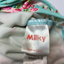 Load image into Gallery viewer, Girls Milky, floral swim one-piece, EUC, size 1,  