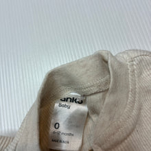 Load image into Gallery viewer, Unisex Anko, ribbed zip coverall / romper, EUC, size 0,  