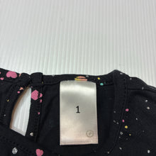 Load image into Gallery viewer, Girls Target, cotton long sleeve dress, pockets, EUC, size 1, L: 38cm