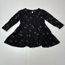 Load image into Gallery viewer, Girls Target, cotton long sleeve dress, pockets, EUC, size 1, L: 38cm