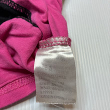 Load image into Gallery viewer, Girls Let's Dance, pink &amp; black stretchy top, FUC, size 3,  