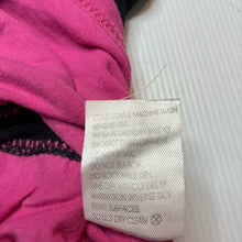 Load image into Gallery viewer, Girls Let's Dance, pink &amp; black stretchy top, FUC, size 3,  