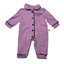 Load image into Gallery viewer, Unisex Cozy Cub, stretchy collared romper, EUC, size 000,  