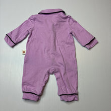 Load image into Gallery viewer, Unisex Cozy Cub, stretchy collared romper, EUC, size 000,  