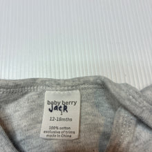 Load image into Gallery viewer, Boys Baby Berry, cotton bodysuit / romper, diggers, EUC, size 1,  