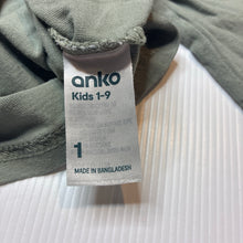 Load image into Gallery viewer, Boys Anko, cotton long sleeve tee / top, dinosaurs, EUC, size 1,  