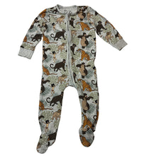Load image into Gallery viewer, Unisex Disney, Jungle Book stretchy zip coverall / romper, GUC, size 1,  