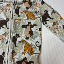 Load image into Gallery viewer, Unisex Disney, Jungle Book stretchy zip coverall / romper, GUC, size 1,  