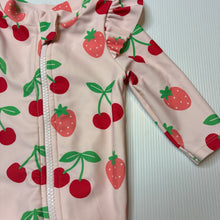 Load image into Gallery viewer, Girls Target, long sleeve swim one-piece, EUC, size 000,  