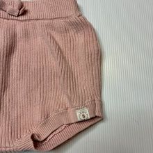Load image into Gallery viewer, Girls Cotton On, pink organic cotton knit shorts, elasticated, GUC, size 1,  