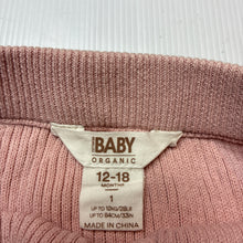 Load image into Gallery viewer, Girls Cotton On, pink organic cotton knit shorts, elasticated, GUC, size 1,  
