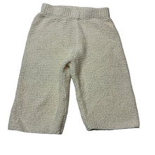 Load image into Gallery viewer, Unisex Baby Baby, cream knitted pants / bottoms, elasticated, GUC, size 0,  