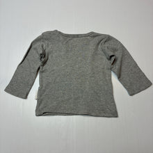 Load image into Gallery viewer, Unisex purebaby, soft feel organic cotton long sleeve top, FUC, size 0,  