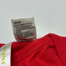 Load image into Gallery viewer, Unisex Dymples, red cotton Christmas romper, EUC, size 1,  