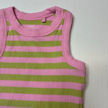 Load image into Gallery viewer, Girls Mango, stretchy striped ribbed top, EUC, size 2,  