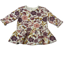 Load image into Gallery viewer, Girls Anko, soft feel quilted long sleeve dress, EUC, size 000, L: 31cm