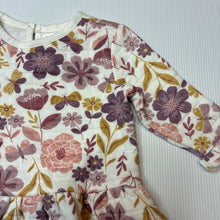 Load image into Gallery viewer, Girls Anko, soft feel quilted long sleeve dress, EUC, size 000, L: 31cm