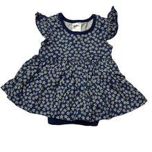 Load image into Gallery viewer, Girls Anko, floral cotton romper dress, EUC, size 0000,  
