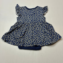 Load image into Gallery viewer, Girls Anko, floral cotton romper dress, EUC, size 0000,  