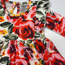Load image into Gallery viewer, Girls Baby Berry, colourful floral romper dress, EUC, size 0000,  