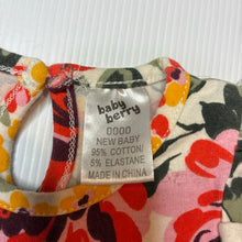 Load image into Gallery viewer, Girls Baby Berry, colourful floral romper dress, EUC, size 0000,  
