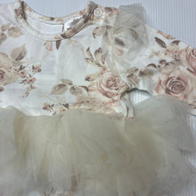 Load image into Gallery viewer, Girls Baby Baby, stretchy floral tutu romper, EUC, size 0000,  
