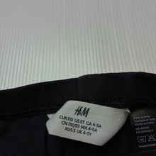 Load image into Gallery viewer, Girls H&amp;M, black stretchy bike shorts, GUC, size 5,  