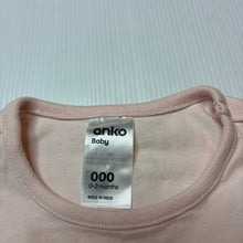 Load image into Gallery viewer, Girls Anko, broderie trim romper dress, EUC, size 000,  