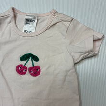 Load image into Gallery viewer, Girls Anko, stretchy bodysuit / romper, cherries, EUC, size 0000,  