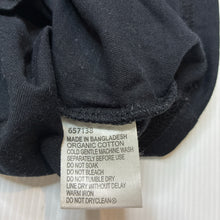 Load image into Gallery viewer, Unisex Favourites, black organic cotton singlet / tank top, GUC, size 2,  