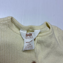 Load image into Gallery viewer, Unisex Cotton On, ribbed organic cotton blend romper, EUC, size 0000,  