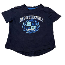 Load image into Gallery viewer, Boys Tilt, navy cotton tee / top, FUC, size 2,  