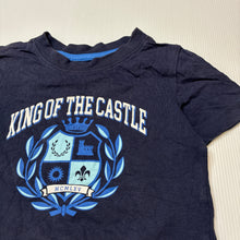Load image into Gallery viewer, Boys Tilt, navy cotton tee / top, FUC, size 2,  