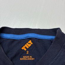 Load image into Gallery viewer, Boys Tilt, navy cotton tee / top, FUC, size 2,  